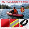 Red Safety Travel Flag Oxford Fabric Reflective Safety Flag Kayak Safety Flag  Off-Road Loading
