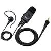 Kenwood EMC-15 Clip-on Microphone with Earphone and Sensitivity Adjustment
