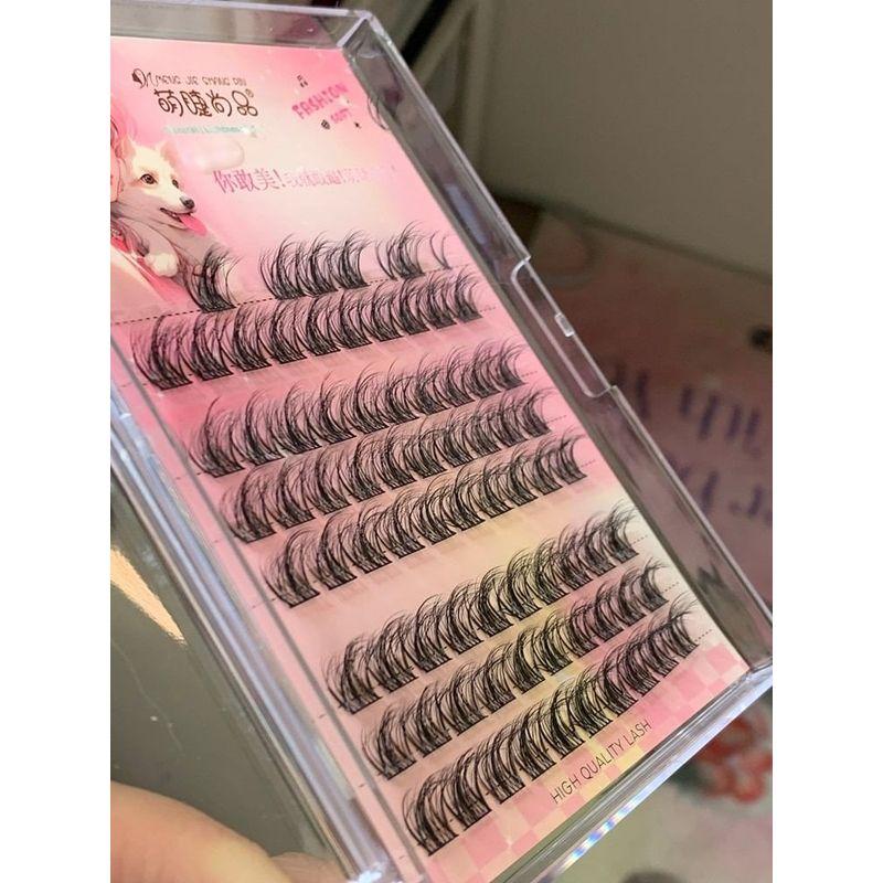 Nreain - Natural Crisscross Cluster False Eyelashes (Various Designs)