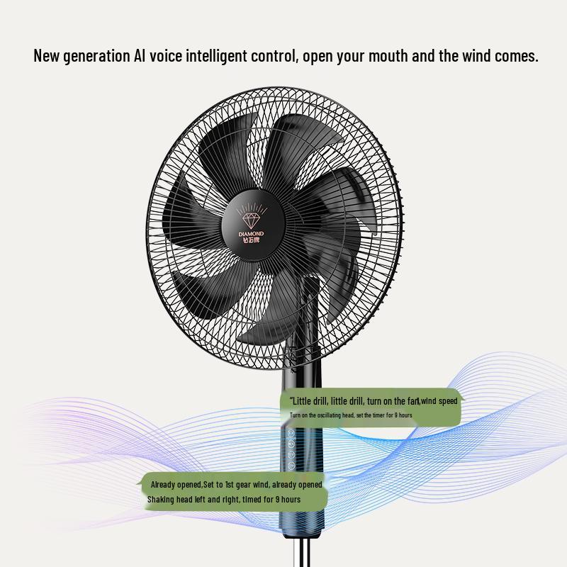 Diamond Smart DC Inverter Floor Fan CN Plug (adapter Included)
