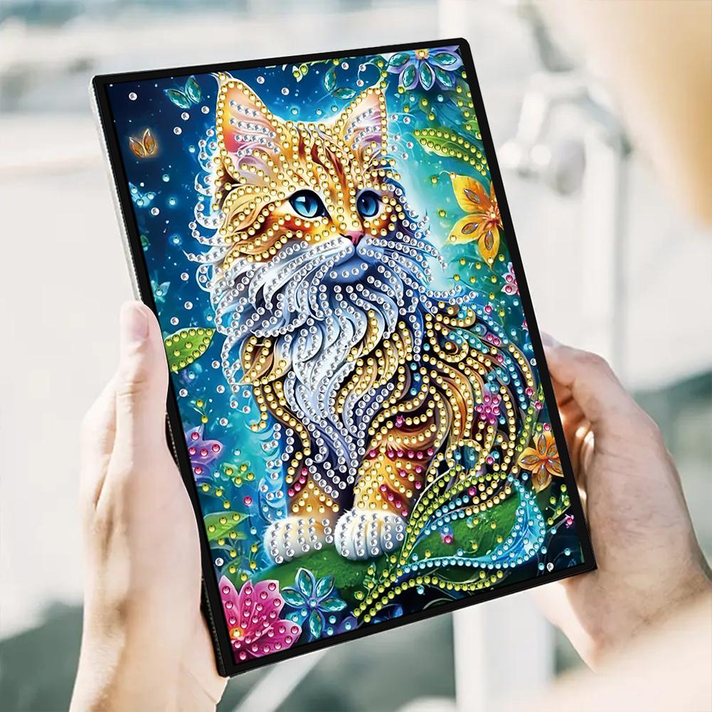 Diamond Painting Diary Book 50 Pages Crystal Notepad Sketchbook A5 Size 5D DIY Diamond Art Painting Notebook Kit