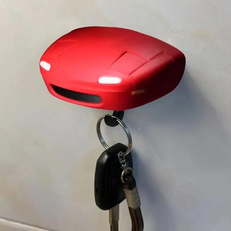Key Holder Wall Mounted Retro Sturdy Hook Car Open Headlight Design Key Holder Home Living Room Practical Decorative Pendant