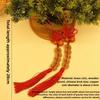 1-20PCS Wooden Gourd Copper Five Emperor Coin Pendant Chinese Knot Tassel Lucky Charm Auspicious Knot  Home Decor Pendant