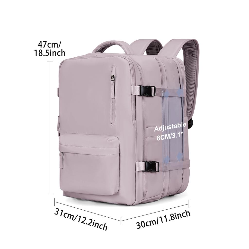 Expansion Travel Backpack for Women Men Airline Cabin Backpack Laptop Backpack, Backpack Carry On Luggage Weekend Bag for Women