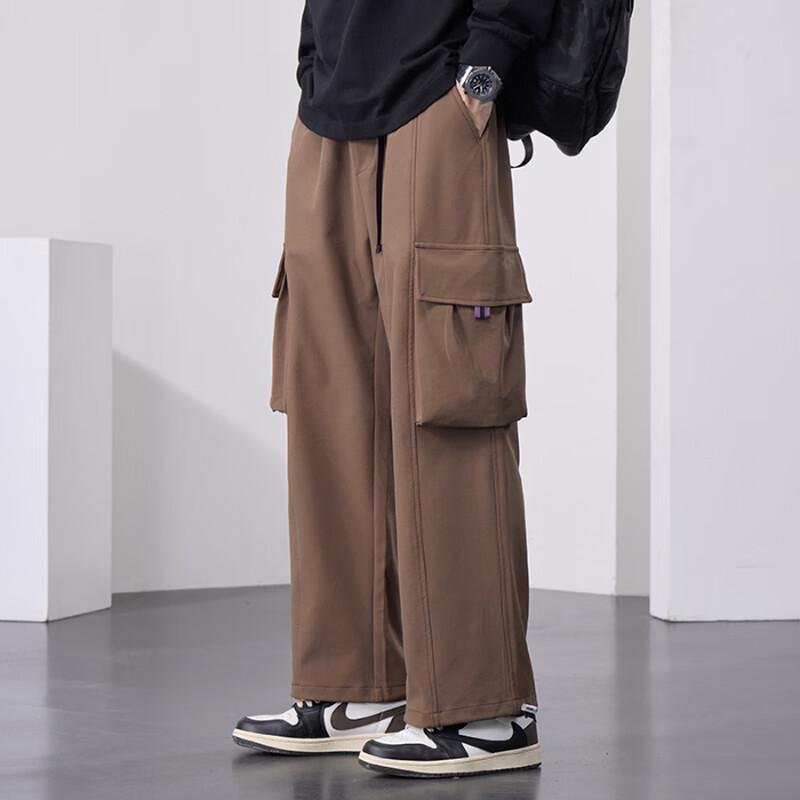 Men's Loose Fit Straight Leg Cargo Pants