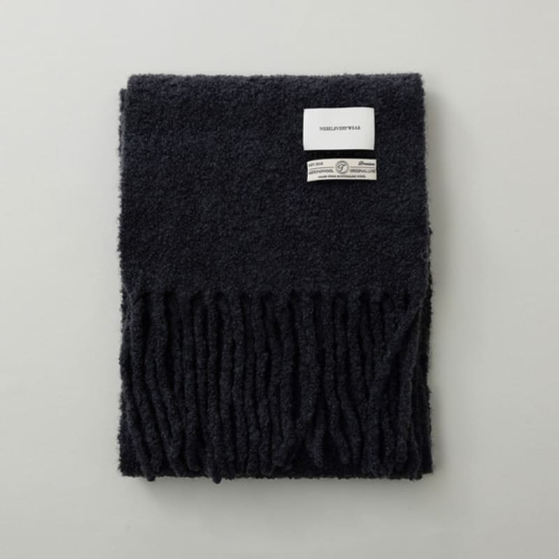 NEBELEVERYWEAR Boucle Wool Muffler (5 colors)