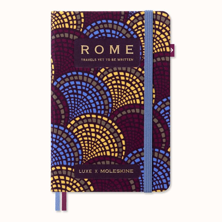 

Блокнот Moleskine LUXE x Moleskine Блокнот в твердой обложке Карманный размер Линованный CNLCRM [Город Рим]