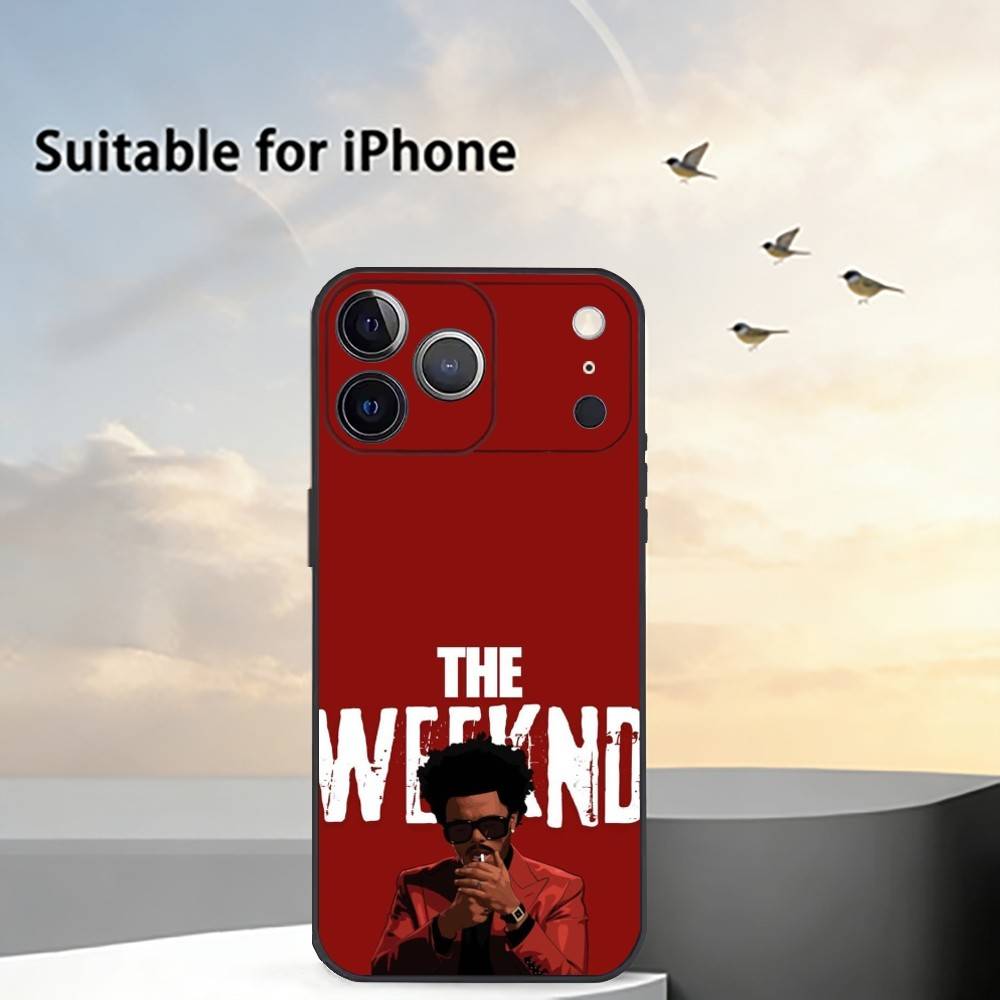 

The W-Weeknd X-XO Phone Case For iPhone 17,16,15,14,13,12,11 Plus,Pro Max,XS,Soft Silicone Black Cover iPhone17promax