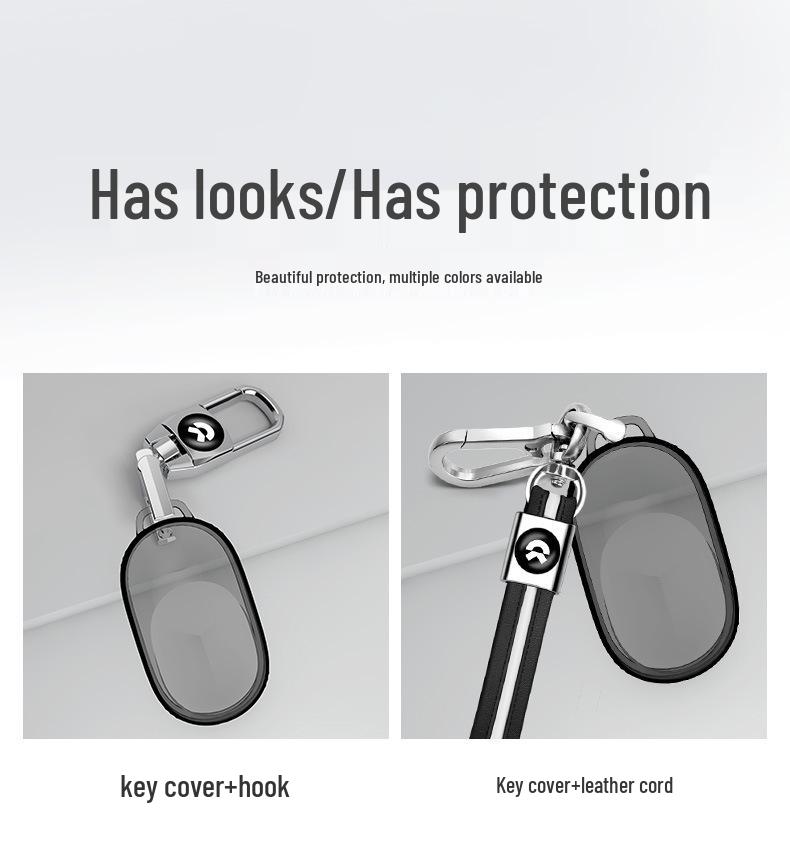 2022 NIO ET7/ES7/ET5 Key Case: Transparent Protective Shell with Buckle