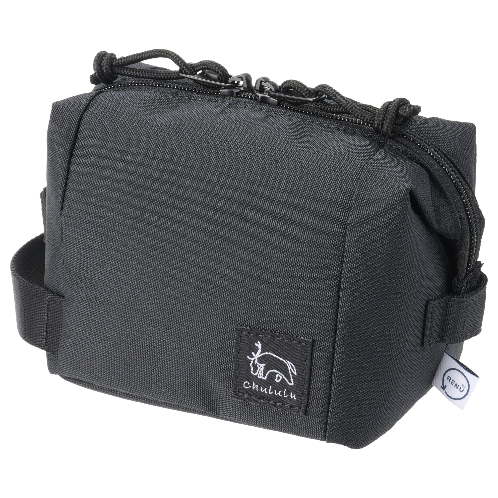 

HAKUBA Chululu Renew Inner Pouch A sustainable camera case made with recycled materials and featuring a handle [Small, Black] - чорний