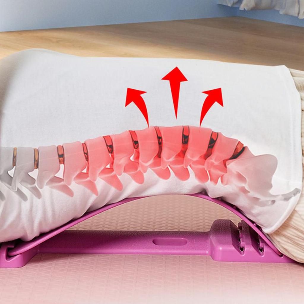 4-level Back Stretcher Hunchback Correction Stretching Lumbar Spine Lumbar Support Back Massage Board