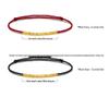 999 Gold Zodiac Red Bracelet: Crushed Disco Beads & Gold Luck Charm, Perfect Gift for Girlfriend
