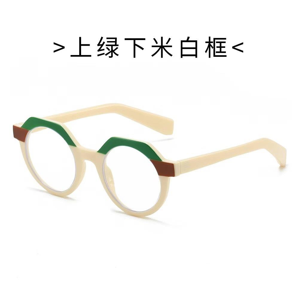 Personalized Color Matching Round Sunglasses Sunglasses Retro Trend Sunglasses Fashion High Sense