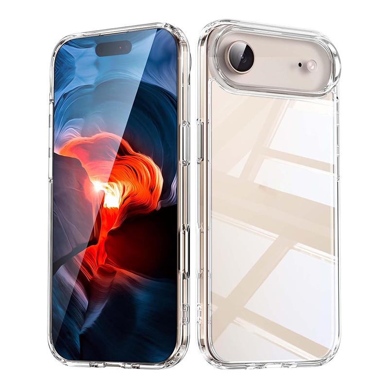 Hybride Militärklasse Hülle für iPhone 17 Air 17 Pro Max Hülle Stoßfest Transparente Harte Acrylhülle für iPhone 16 Pro Max 16E