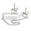Adjustable Metal Chain Nipple Clamps  Extreme Fetish Slave Nipple Clip Sex Goods For Adult Sex Games Tools Erotic Products