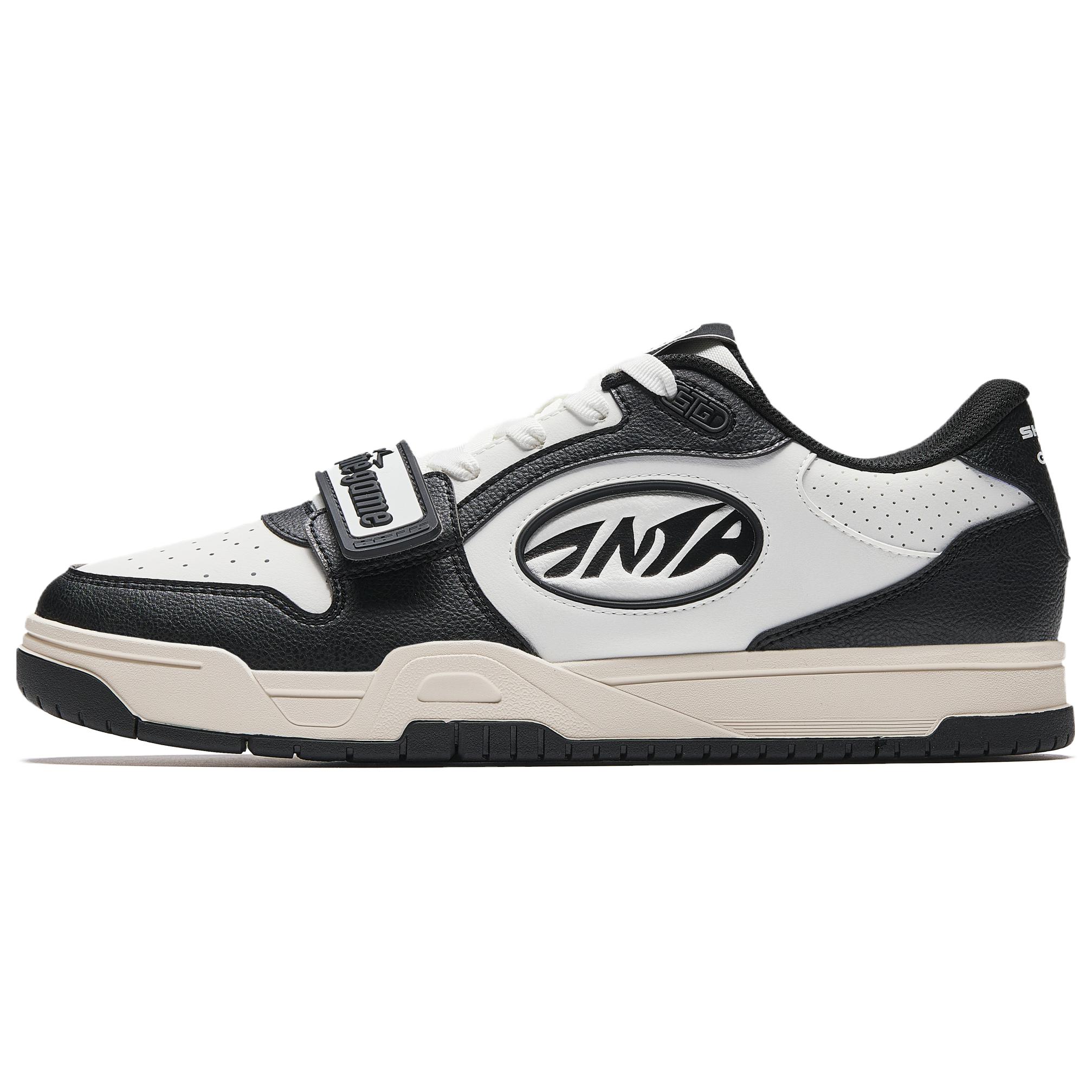 Anta STG Panda Basketball Culture Comfortable Fashion Supportive Non-Slip Wear-Resistant Height Increasing Low-Top Sneakers Men Sneakers 912531801S-3 44