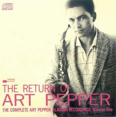 CD ART PEPPER  Return Of Art Pepper CP325441 Blue Note 1987 Japan Jazz Used