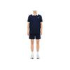 adidas Originals Striped Logo Raglan Short Sleeve T-Shirt Unisex Tops Blue KB5461