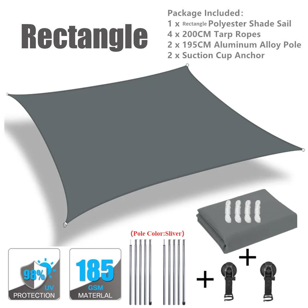 Car Shelter Shade Camping Side Car Roof Top Tent Awning Waterproof UV Portable Camping Tent Automobile Rooftop Rain Canopy