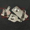 AA Battery Contact 3-Piece Set for DIY - Thickened Metal with Hole