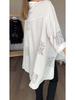 Womens Fashion Loose Swallowtail Shirt Sexy Print Spring Summer European American Style