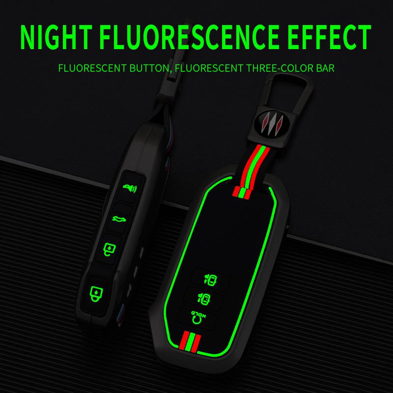 7 Button Zinc Alloy + Silicone Car Key Case Cover Protective Shell Fob For Kia Sorento MQ4 2020 2025 2025 EV6 K8 V6 Remote