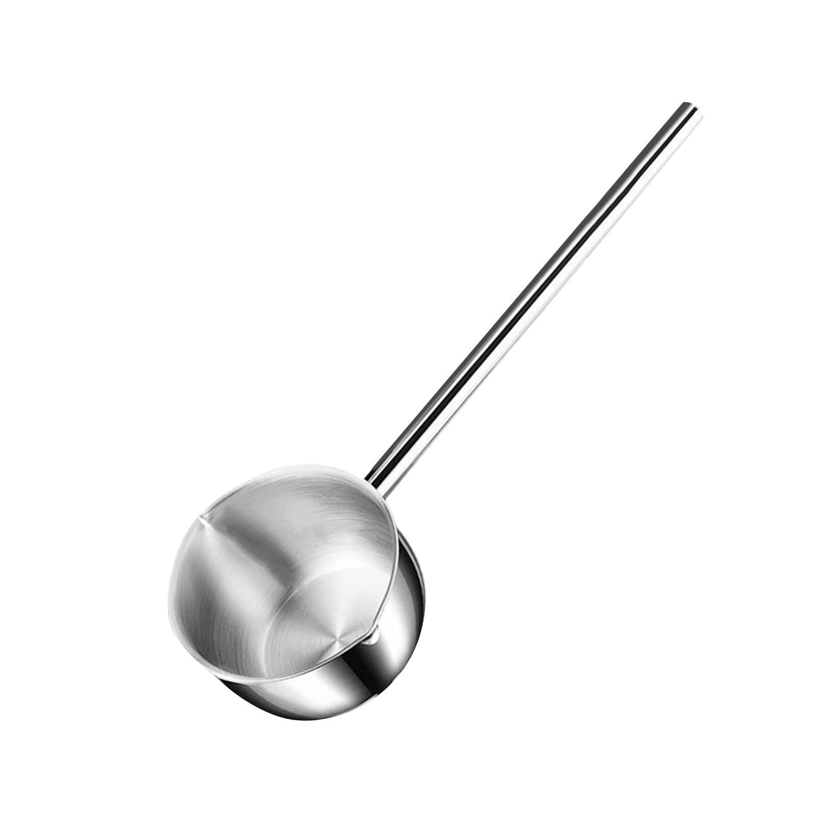 

Stainless Steel Oil-pouring Small Pot, Household Hot Oil Special Small Spoon Tool, Kitchen Oil-pouring, Oil-pressing And Oil-heating Oil-pouring Pot. One Size белый