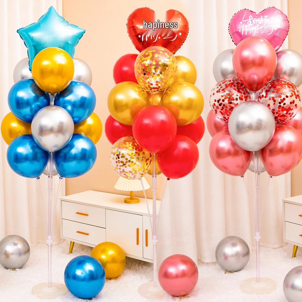 Luminous Floating Table Balloon Heart Decor for Birthday & Banquet