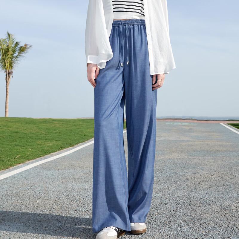 Women's Cooling High-Waisted Wide-Leg Pants