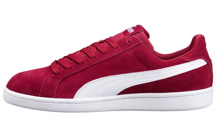 PUMA Smash Suede Retro Low Top Skate Shoes Red 361730-18 39