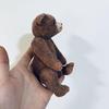 [USED] Teddy Bear, Handmade by an International Artist, Vintage-Style Dark Brown Bear