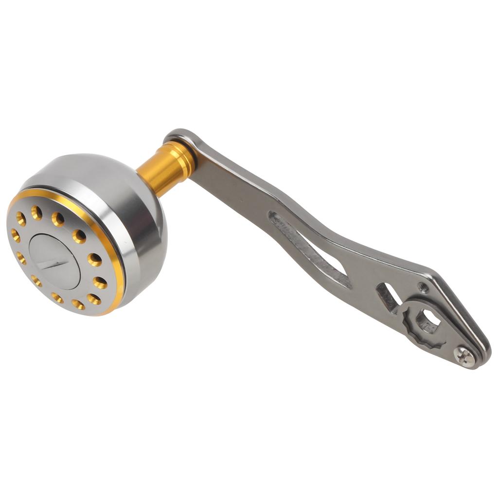 Angelrolle Griffgriff Aluminiumlegierung Baitcasting Rolle Wippe Ersatz 8x5mmB Typ Blau