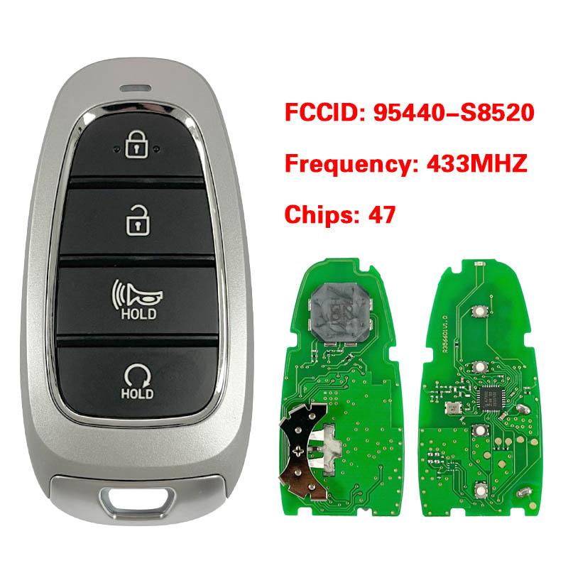 PN 95440-S1670 L1300 CG020 S8540 S8590 N9012 N9002 S8520 For Hyundai Santa Fe Staria Smart Remote Key 433MHz 47 Chip