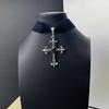 Gothic Cross Velvet Choker Necklace - Women's Punk Fashion Jewelry