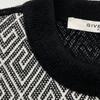 Givenchy BW905T4Z3W Cropped Pullover Knit Tops XS Black WhiteUsed