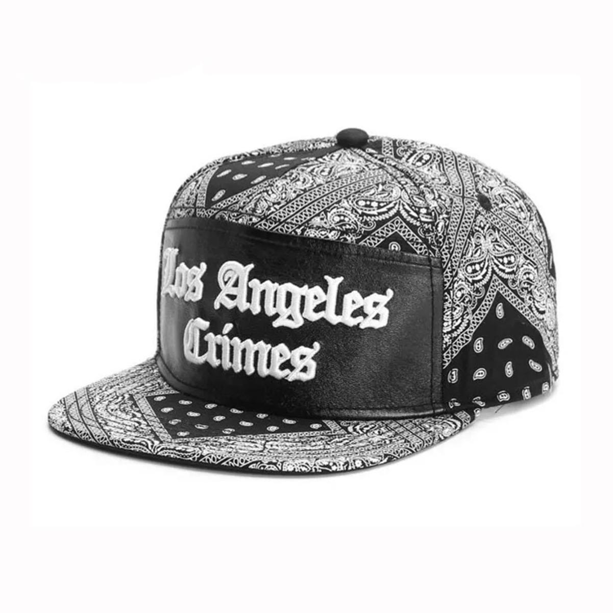 Los Angeles Los Angeles Cashew Pattern Adult Sun Hat Beach Vacation Travel Baseball Cap