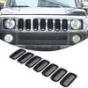 Für Hummer H3 2005-2009 ABS Schwarz/Rot Auto Frontgrill Insektenschutz Schutzabdeckung Dekoration Modifikationszubehör