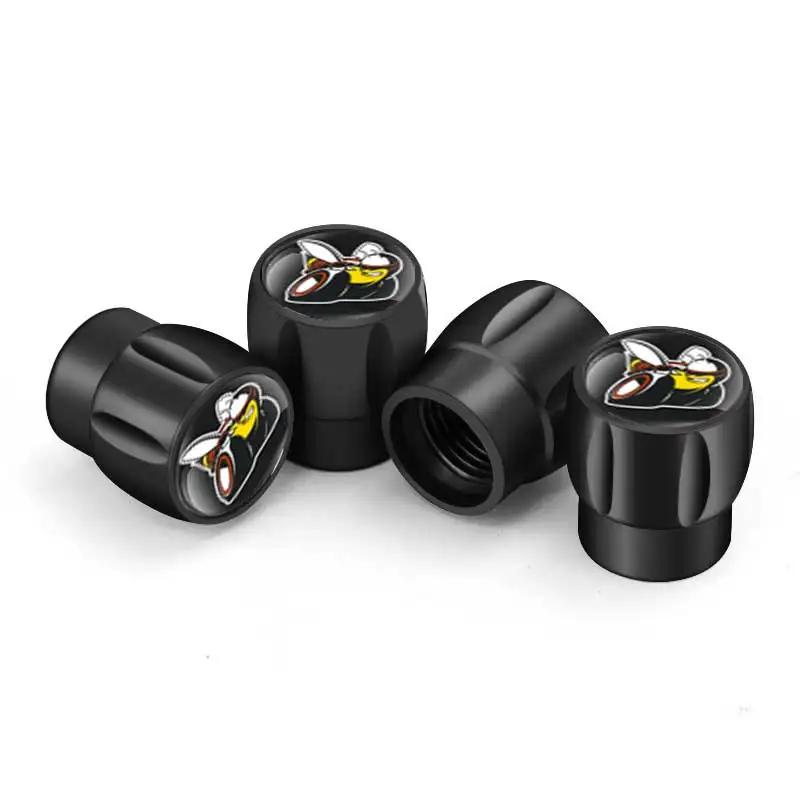 4 Stück Legierung Auto Rad Reifen Ventilschaftkappen Abdeckung für Dodge DURANGO AVENGER CALIBER CARAVAN Challenger CHARGER RAM SRT SXT Viper PP2