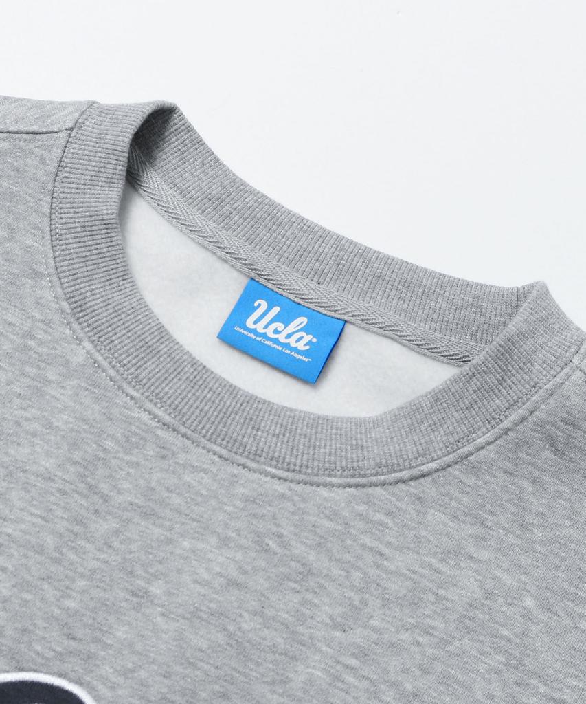 UCLA Unisex Ucla Embroidered Fleece-Lined Sweatshirt [M-Grey](Uc2Ltk5)