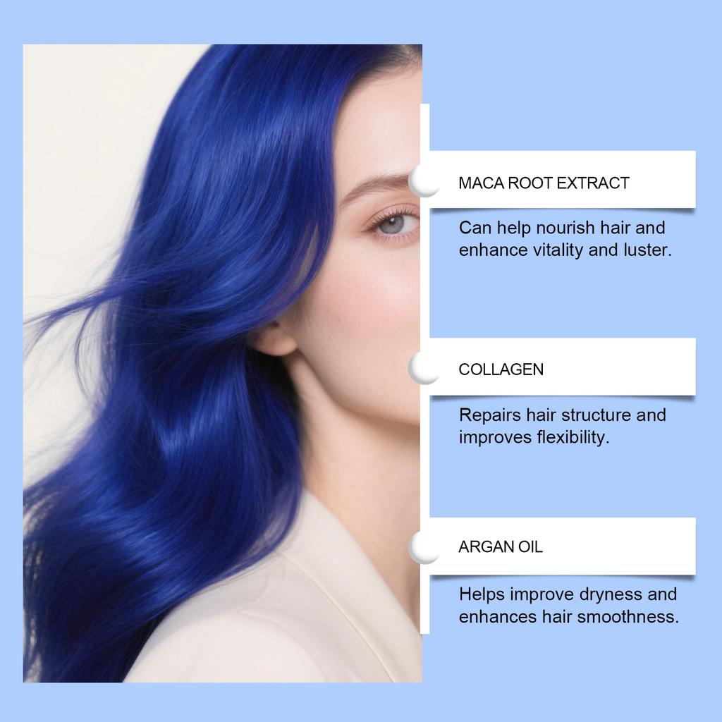 Feuchtigkeitsspendende Farbfixierende Haarmaske Hilft, die Farbe einzuschließen, Pflegt trockenes und krauses Haar, Marokkanische Ölpflege und Glättung der Haartextur.