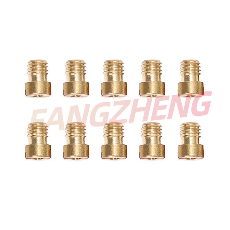 10pcs Main Jet M6 6mm #50-182 For Dellorto Carburetor PHNL/PHVA/PHBH/PHBL/PHBN/PHVB/PHBG Carb Injector Nozzle