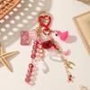 Cute Animal Keychain With Starry Heart And Water Drop Pattern For Kids And Teens