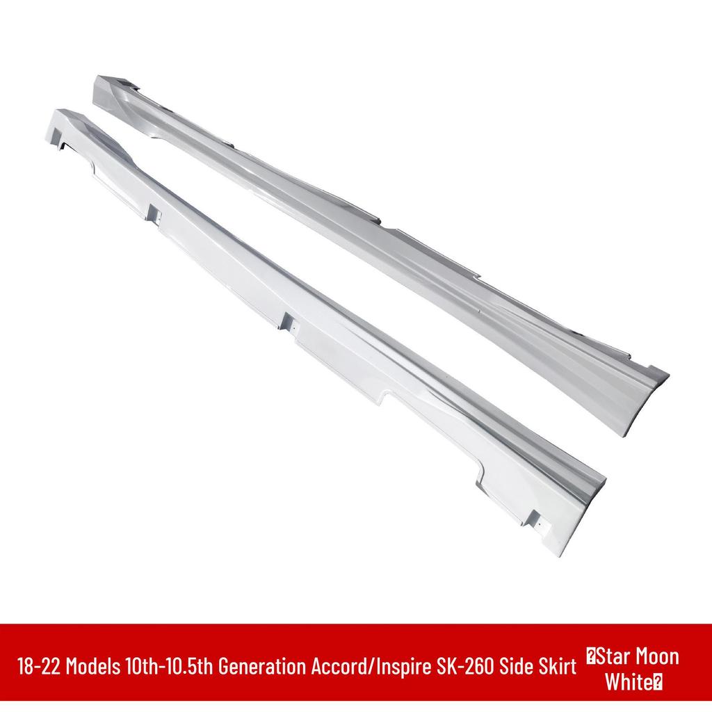18-21 Accord Inspire SK-260 Kit: Front Lip, Rear Spoiler, Side Skirts, Rear Diffuser.