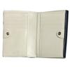 Yoshida Double Genuine Navy x White [Porter] & Co. Wallet, Bi-fold Wallet, 129-06011, Men's & Women's, Leather, (50)