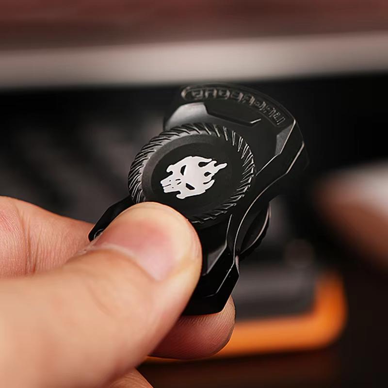 EDC Mini Open Armor Metal Fidget Spinner Stress Relief Anxiety Relief Open Air Top for Adults Fidget Sliders Gift