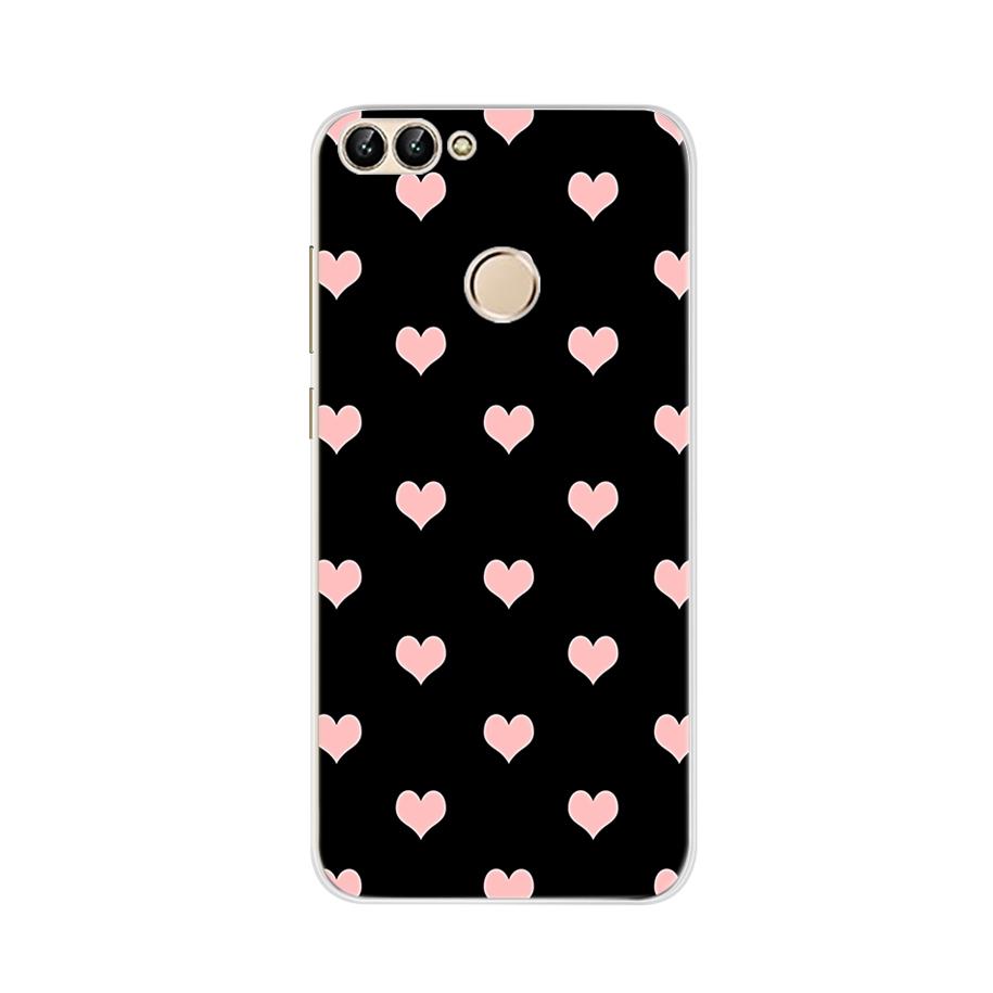 For Huawei P Smart Case TPU Soft Silicon Lavender Flower Back Cover Phone Case For Huawei P Smart 2018 FIG-LX1 PSmart Case 5.65"
