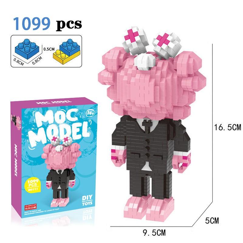 [Spot] micro diamond building blocks small particles assembled adult three-dimensional high difficulty cartoon model birthday gift toy set