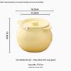 Ruhan 1400ml Ceramic Lard Pot with Spoon
