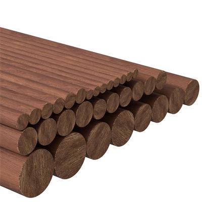 ABBP-32Pcs 7 Size Walnut Wooden Dowel Rods 6 Inch Long Wooden Dowel Rods Sticks 4/6/8/10/12/15/18Mm Wood Sticks