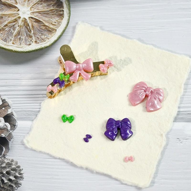 Flexible Silicone Mold for Creating Butterfly Hair Accessories Bracelet Key Chain Pendant Epoxy Mould Jewelry Supplies
